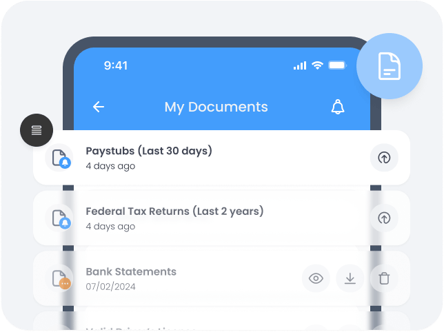 Easy-to-use 1003 loan application with interview-style questionnaire interface