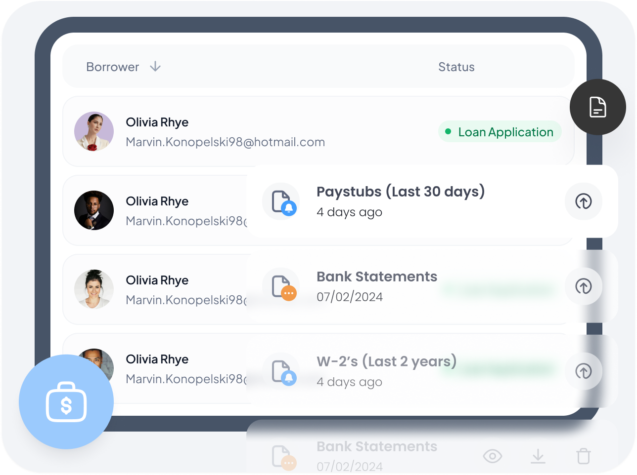 Loanzify point of sale system for fast and efficient mortgage loan origination